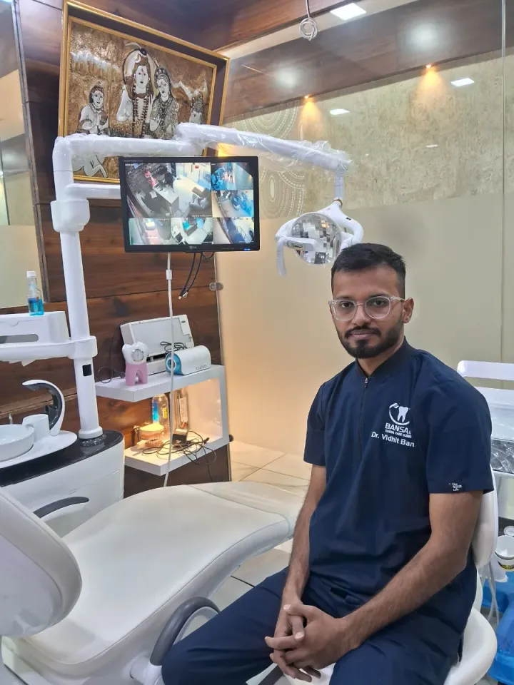 Portrait of Dr. Vidhit Bansal, dentist